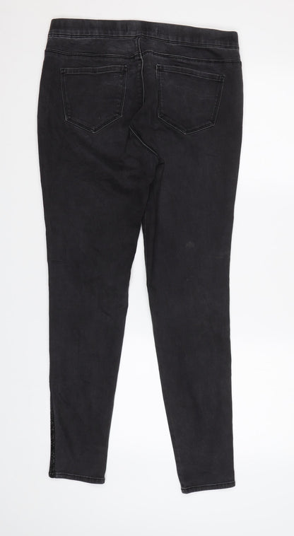 George Womens Grey   Skinny Jeans Size 12 L29 in