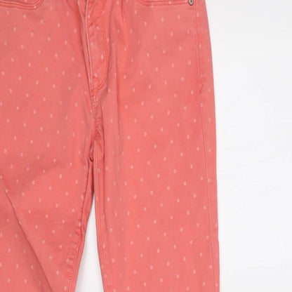 Gap Womens Pink Polka Dot  Skinny Jeans Size 8 L28 in