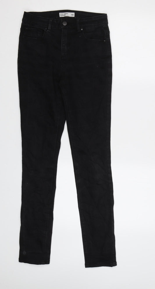 Cubus Womens Black   Straight Jeans Size 8 L30 in