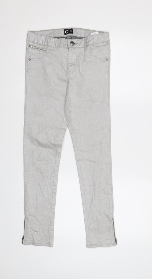 Cubus Girls Grey   Skinny Jeans Size 12 Years