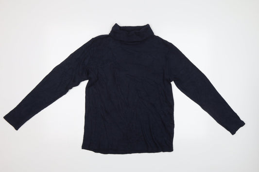 Womens UK Size 10 Isle Blue Pullover Jumper