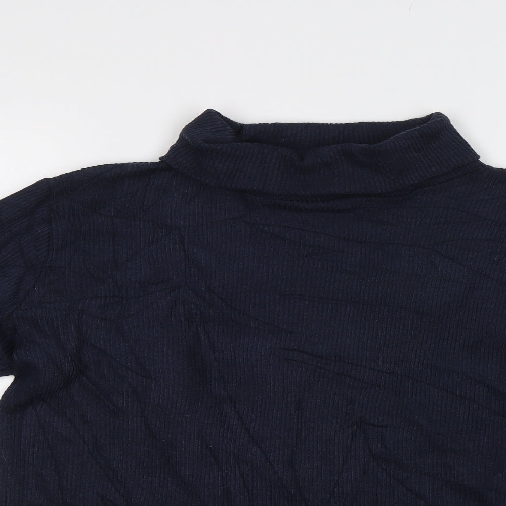 Womens UK Size 10 Isle Blue Pullover Jumper