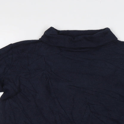 Womens UK Size 10 Isle Blue Pullover Jumper