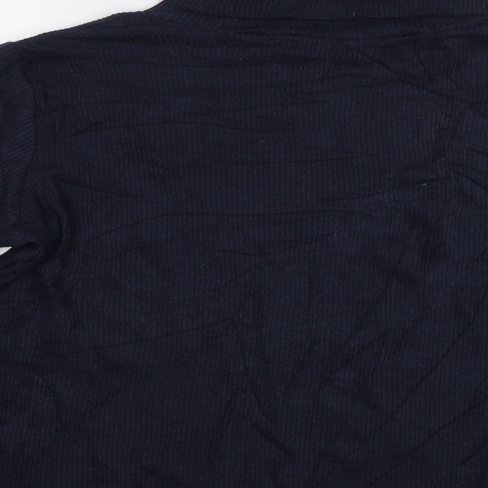 Womens UK Size 10 Isle Blue Pullover Jumper