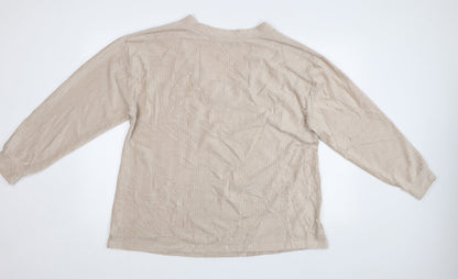 Womens UK Size 12 ASOS Beige Pullover Sweatshirt