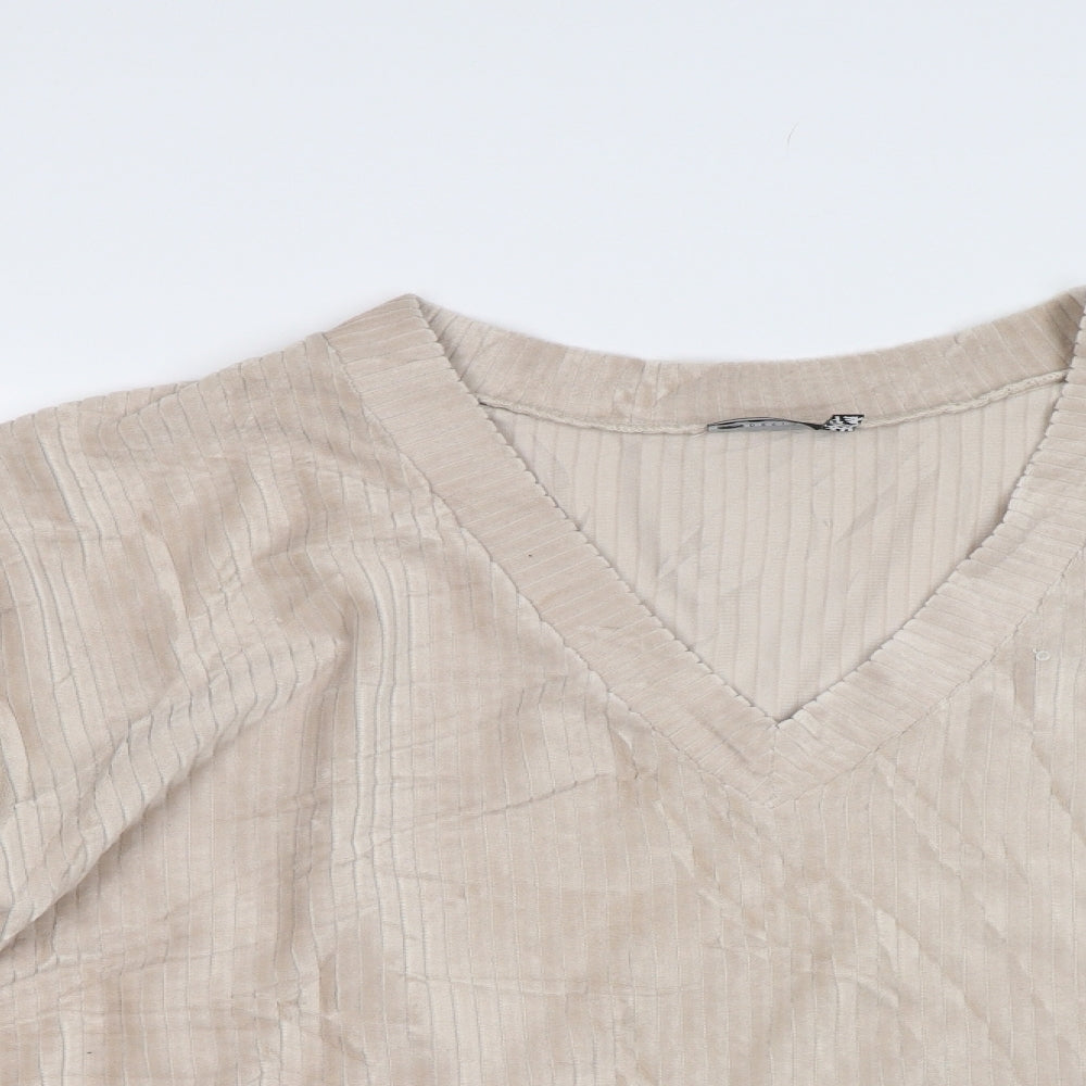 Womens UK Size 12 ASOS Beige Pullover Sweatshirt