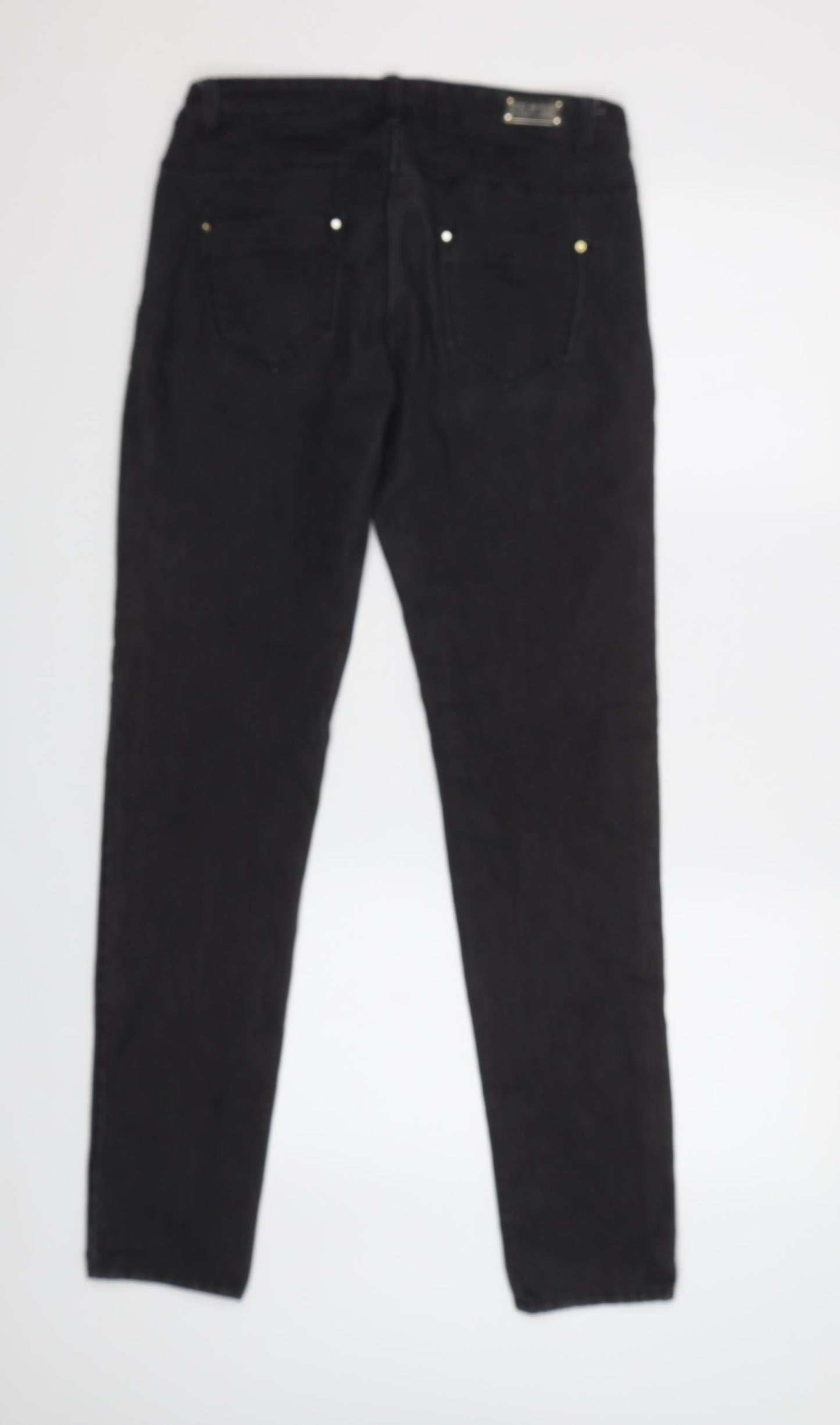 Place Du Jour Womens Grey   Skinny Jeans Size 10 L29 in