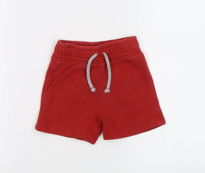 TU Baby Red   Cropped Trousers Size 9-12 Months