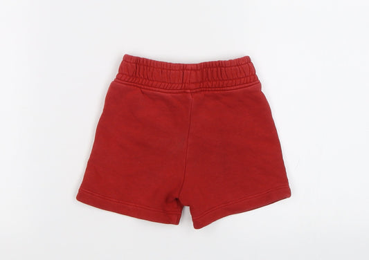 TU Baby Red   Cropped Trousers Size 9-12 Months