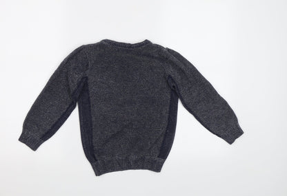 George Boys Blue   Pullover Jumper Size 6-7 Years