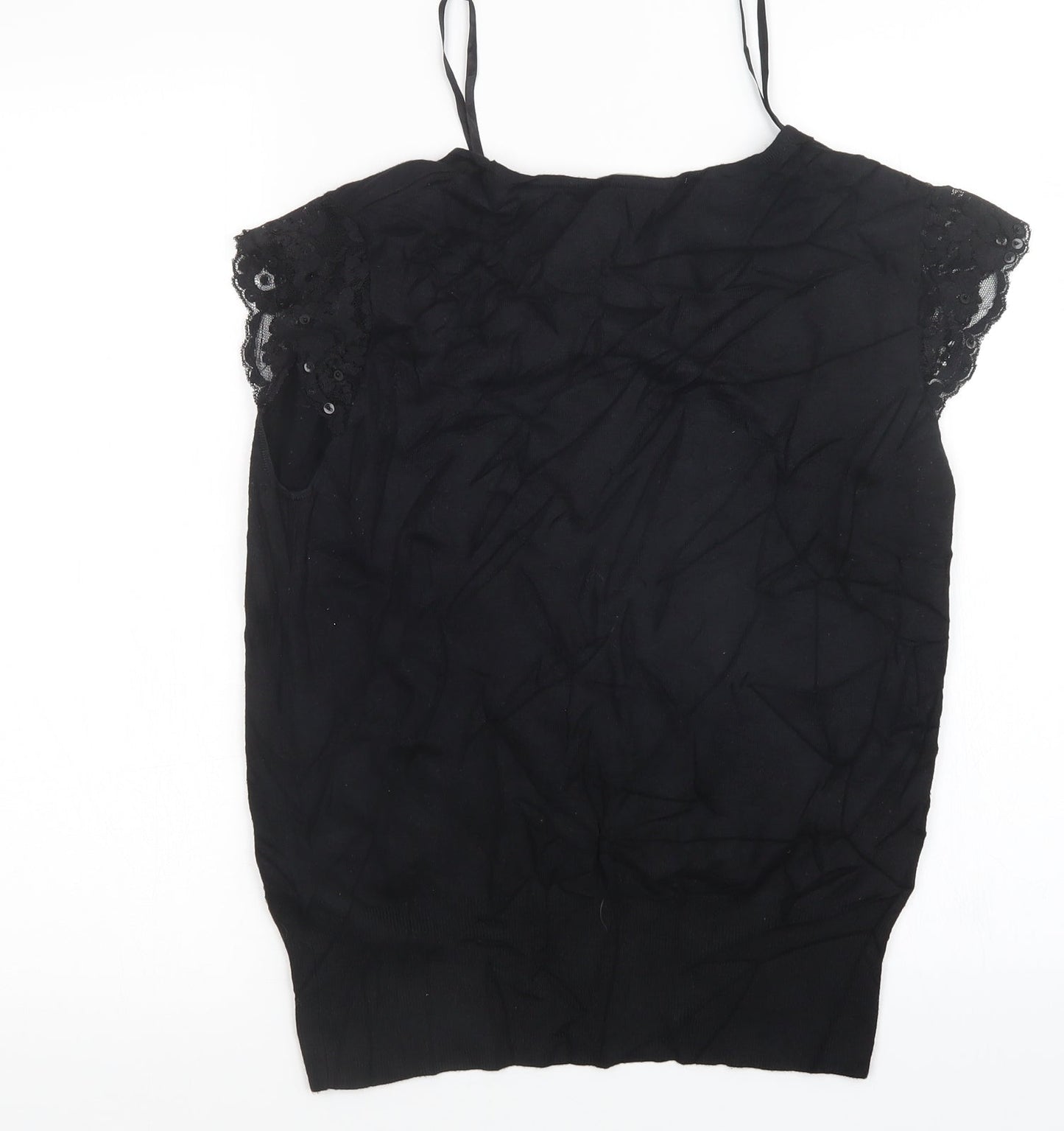 amarato Womens Black   Vest Jumper