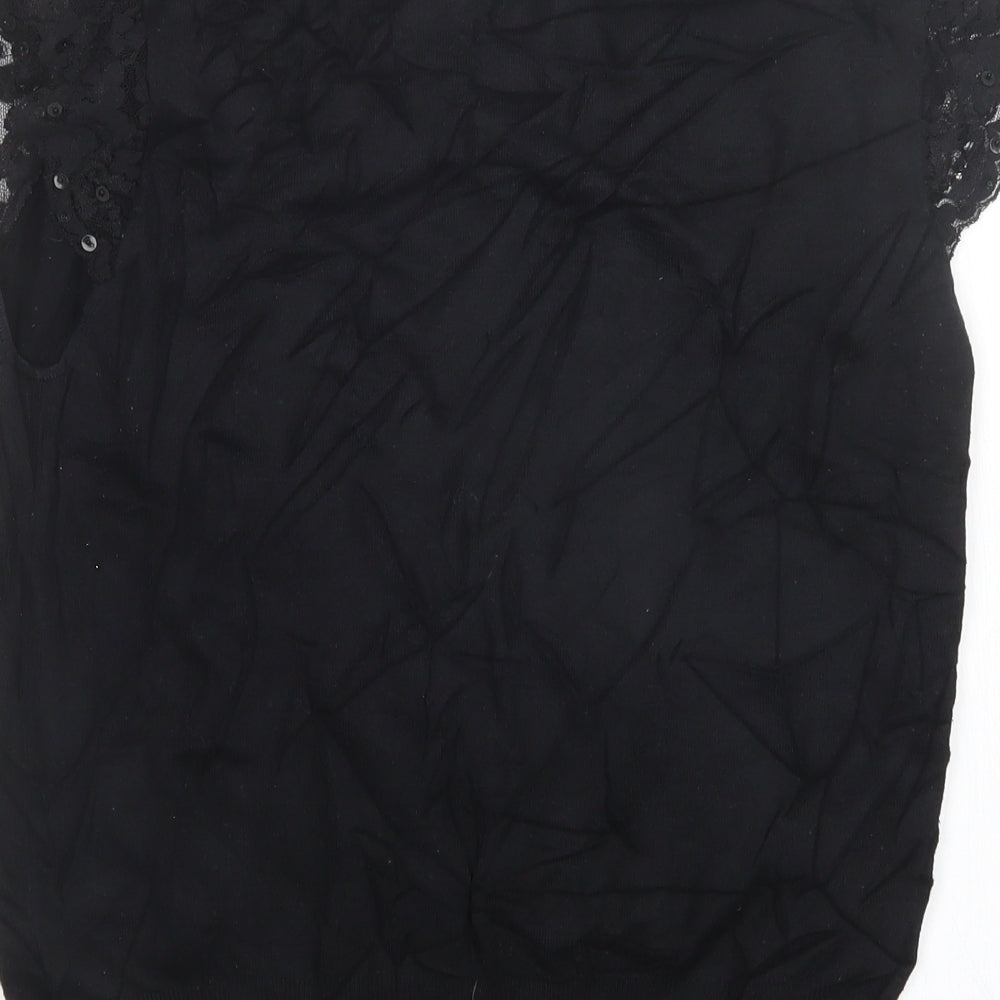 amarato Womens Black   Vest Jumper