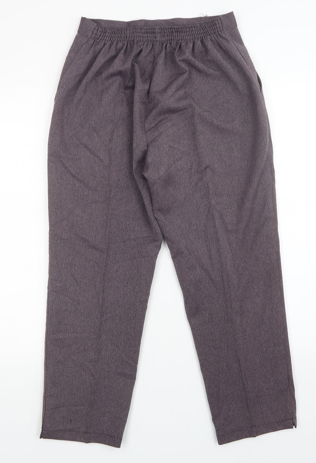 Womens UK Size 12 Preworn Regular Fit  Purple Trousers