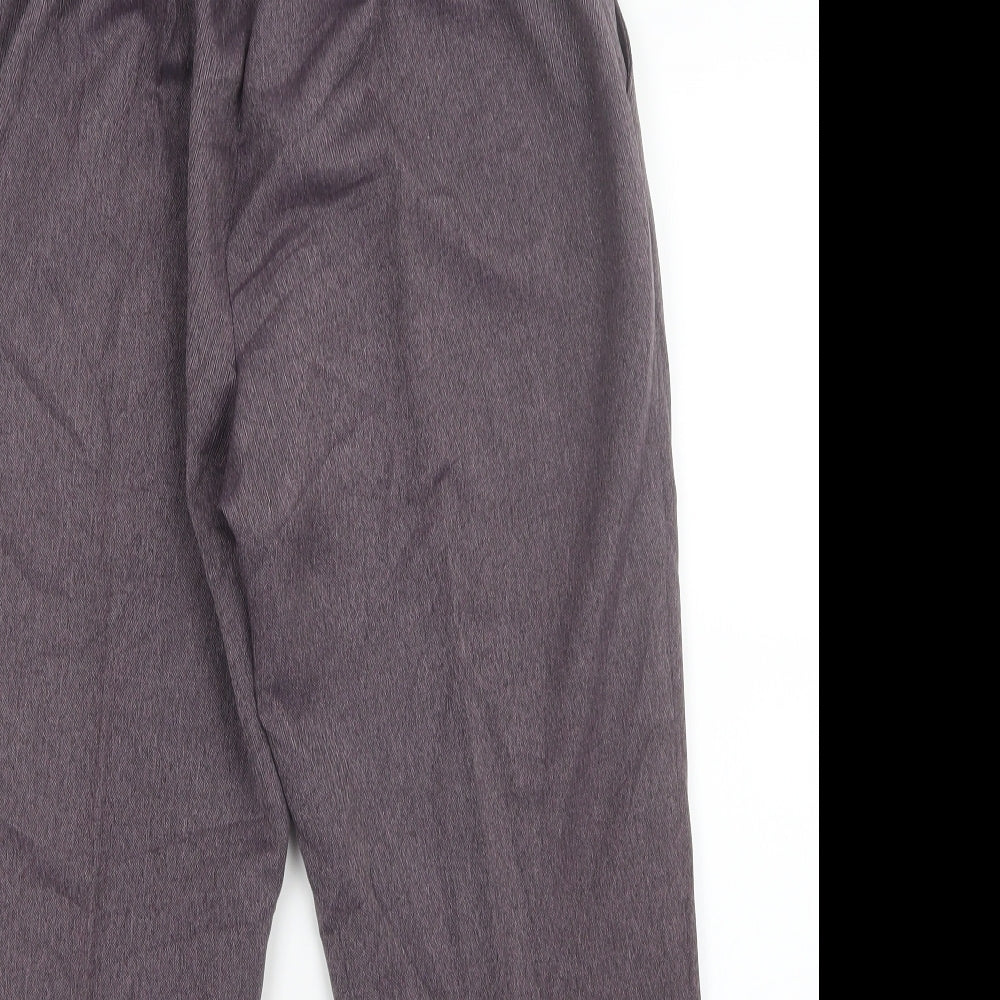 Womens UK Size 12 Preworn Regular Fit  Purple Trousers
