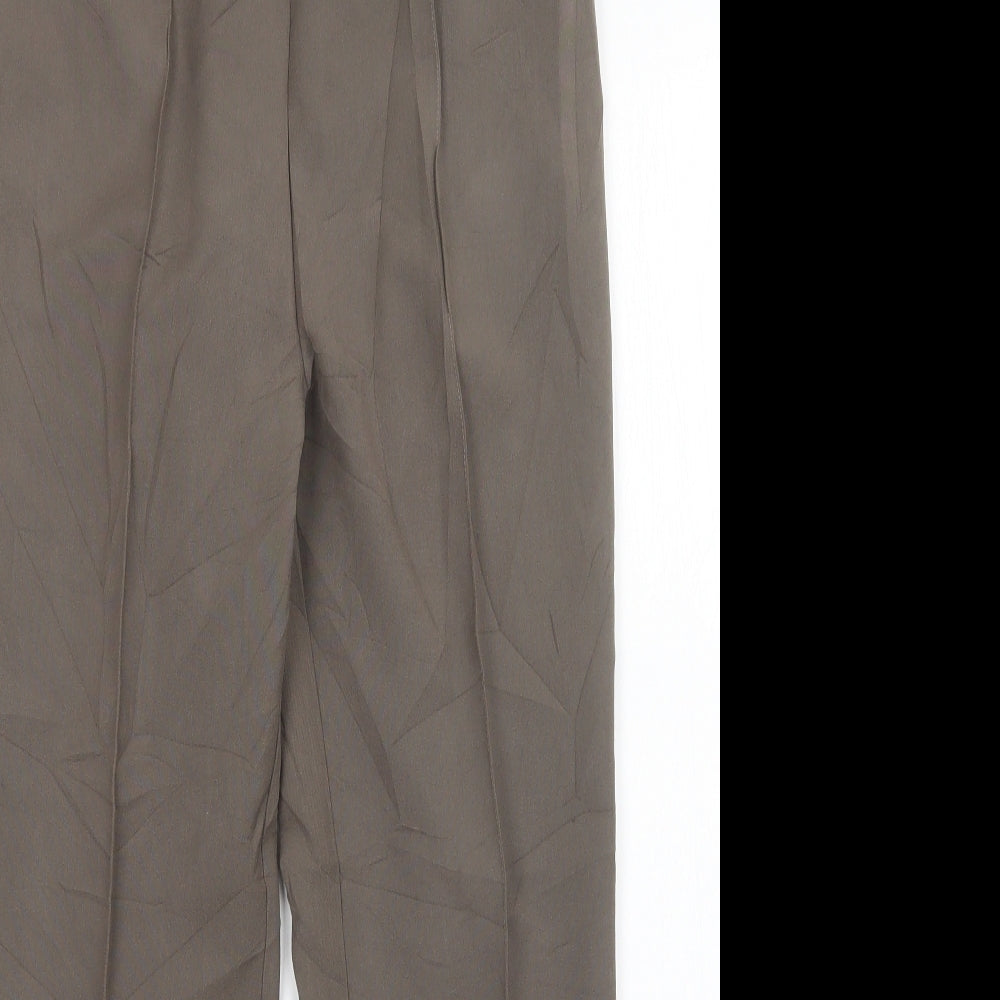 Womens UK Size 10 Julipa Regular Fit  Green Trousers