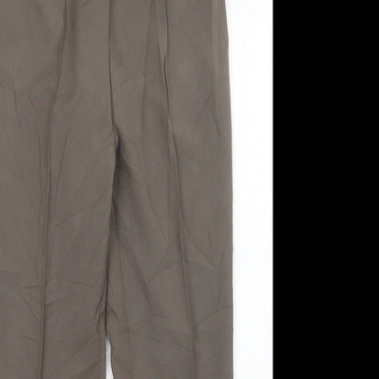 Womens UK Size 10 Julipa Regular Fit  Green Trousers