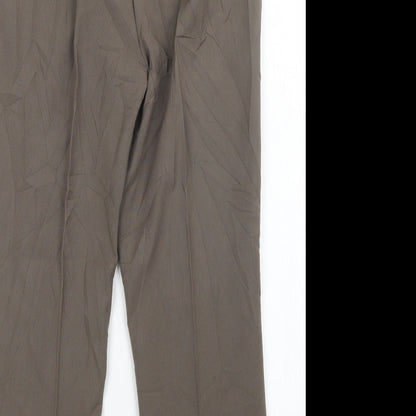 Womens UK Size 10 Julipa Regular Fit  Green Trousers