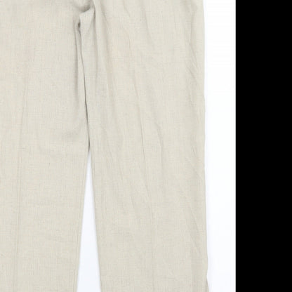 Charade Womens Beige   Trousers  Size 18 L28 in