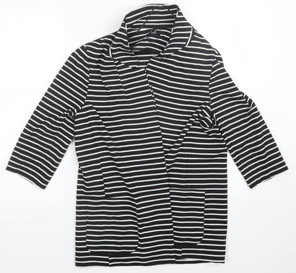 F&F Womens Multicoloured Striped  Jacket Blazer Size 12