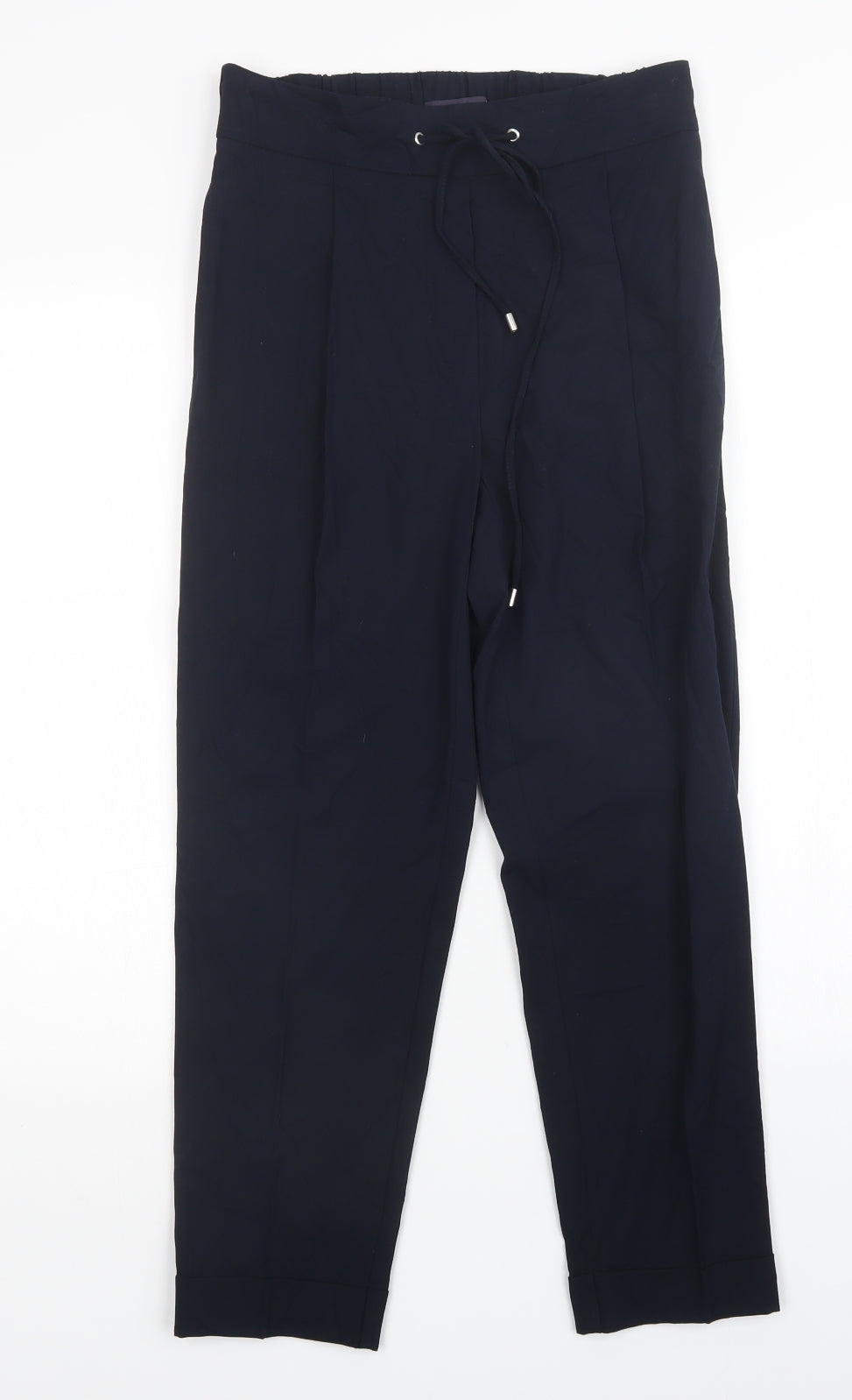 Womens UK Size 8 M&S Regular Fit  Blue Trousers