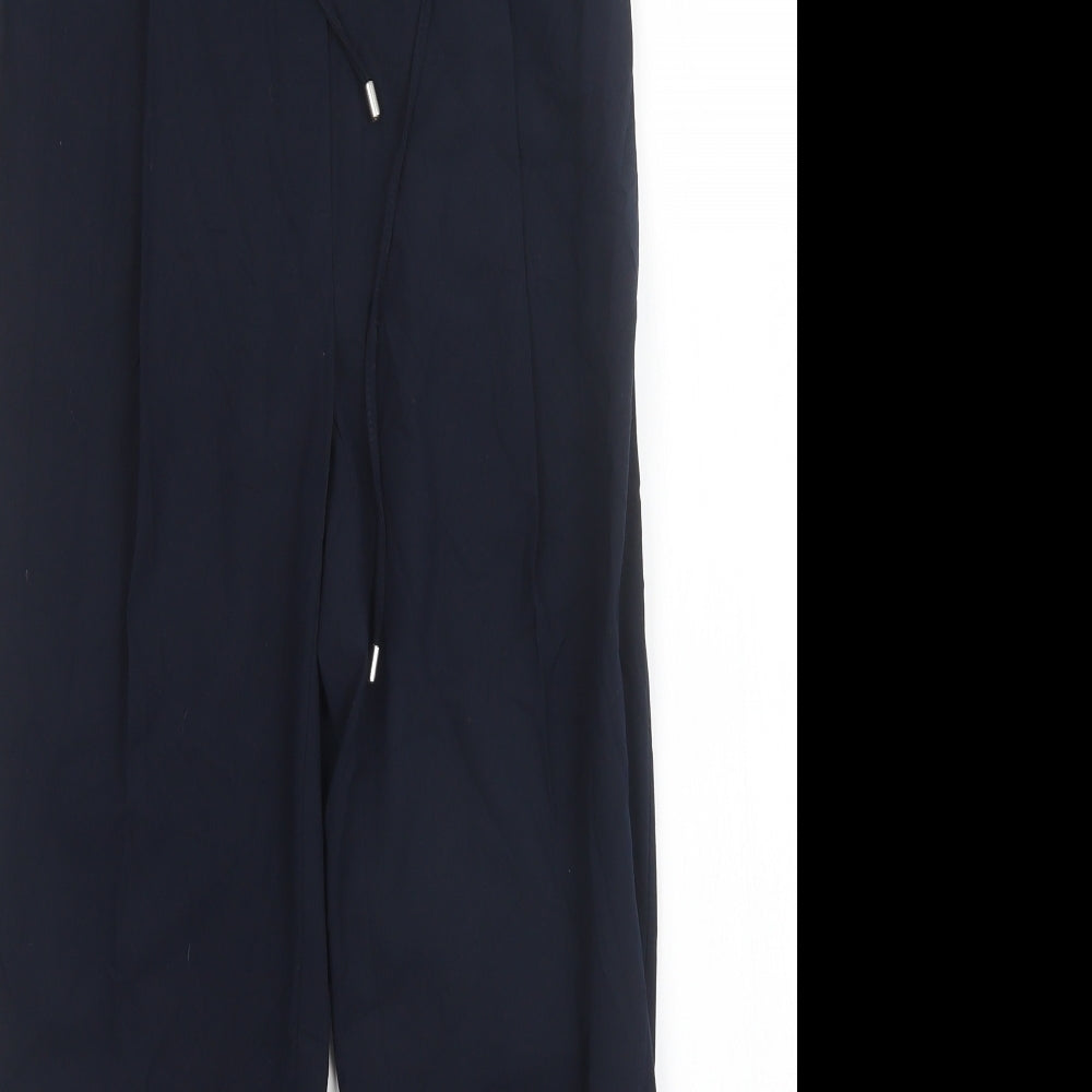 Womens UK Size 8 M&S Regular Fit  Blue Trousers