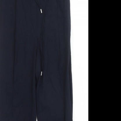 Womens UK Size 8 M&S Regular Fit  Blue Trousers