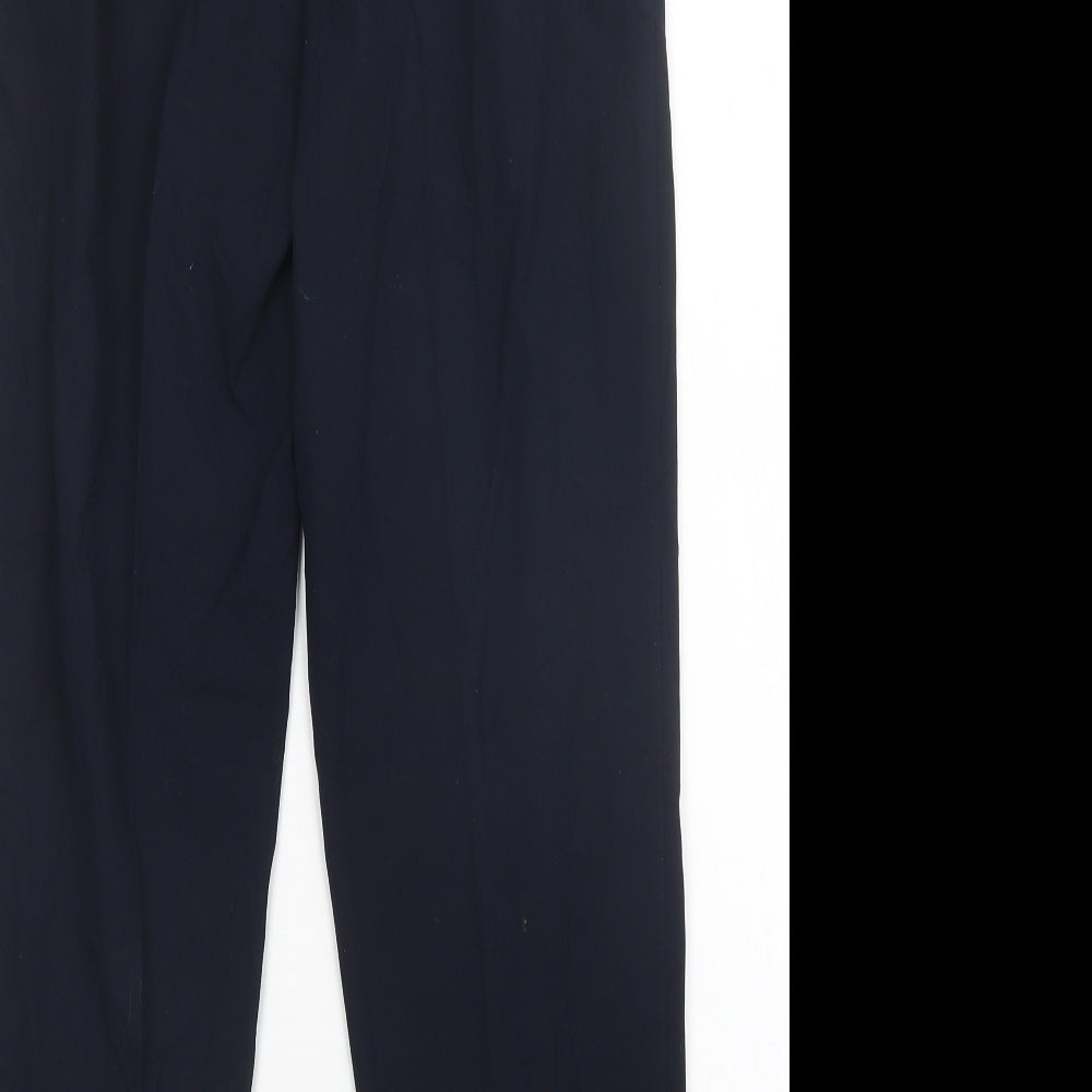 Womens UK Size 8 M&S Regular Fit  Blue Trousers