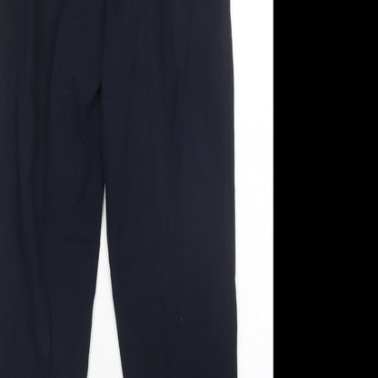 Womens UK Size 8 M&S Regular Fit  Blue Trousers