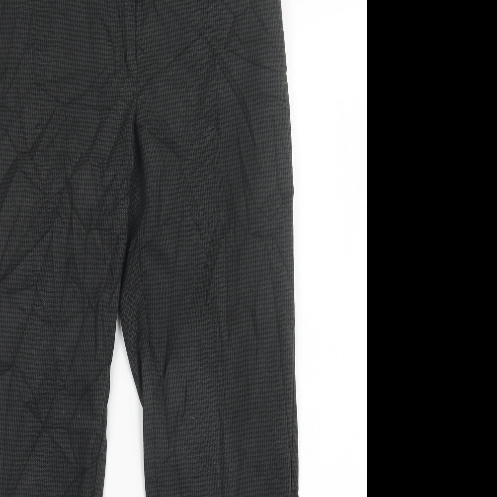 Womens UK Size 6 MNG Regular Fit  Green Trousers