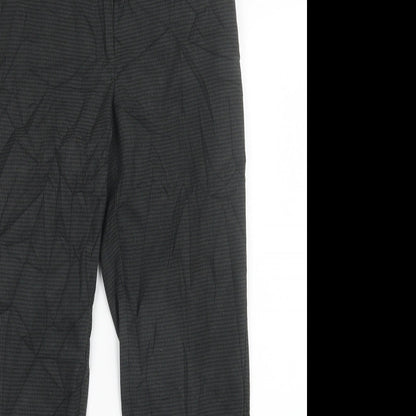 Womens UK Size 6 MNG Regular Fit  Green Trousers