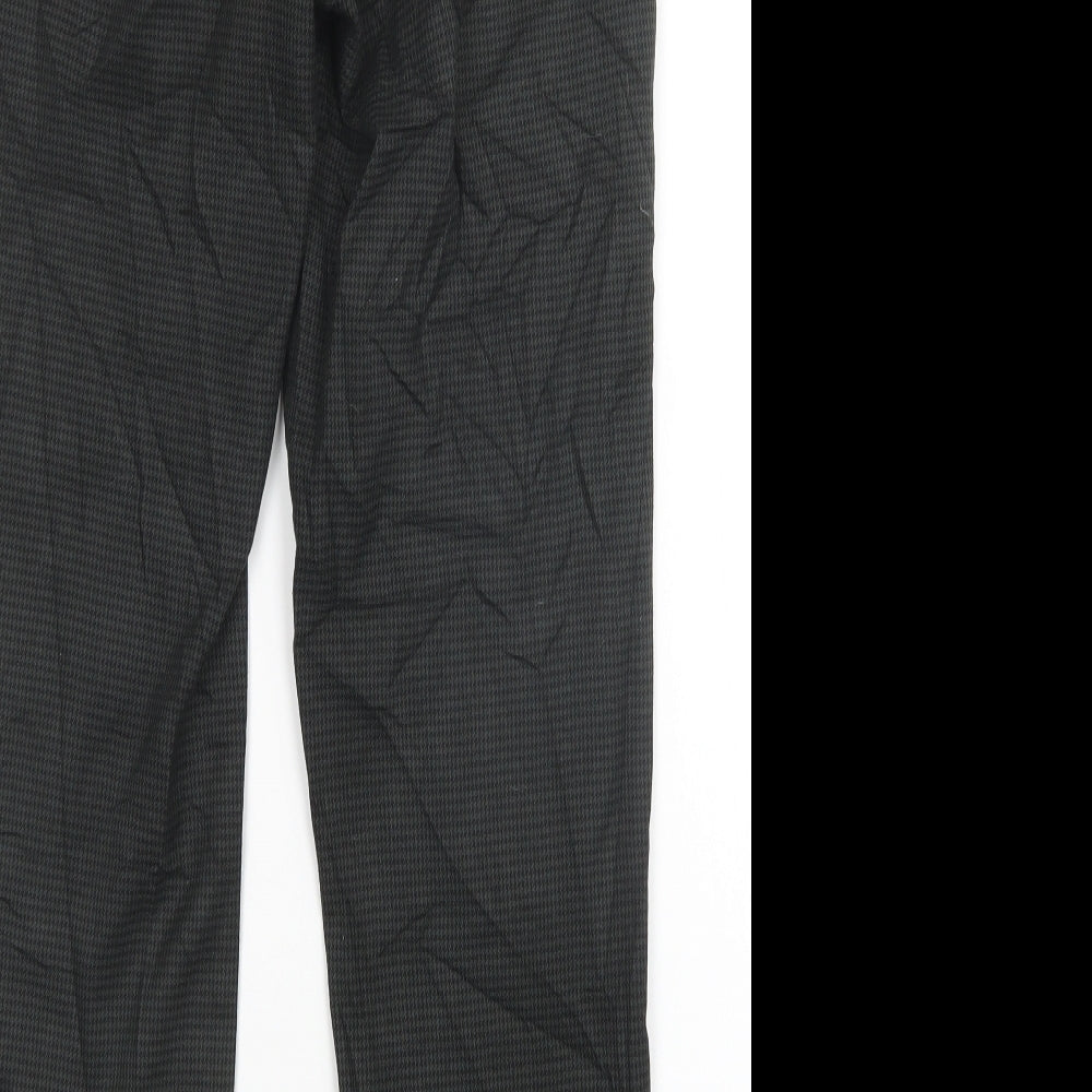 Womens UK Size 6 MNG Regular Fit  Green Trousers