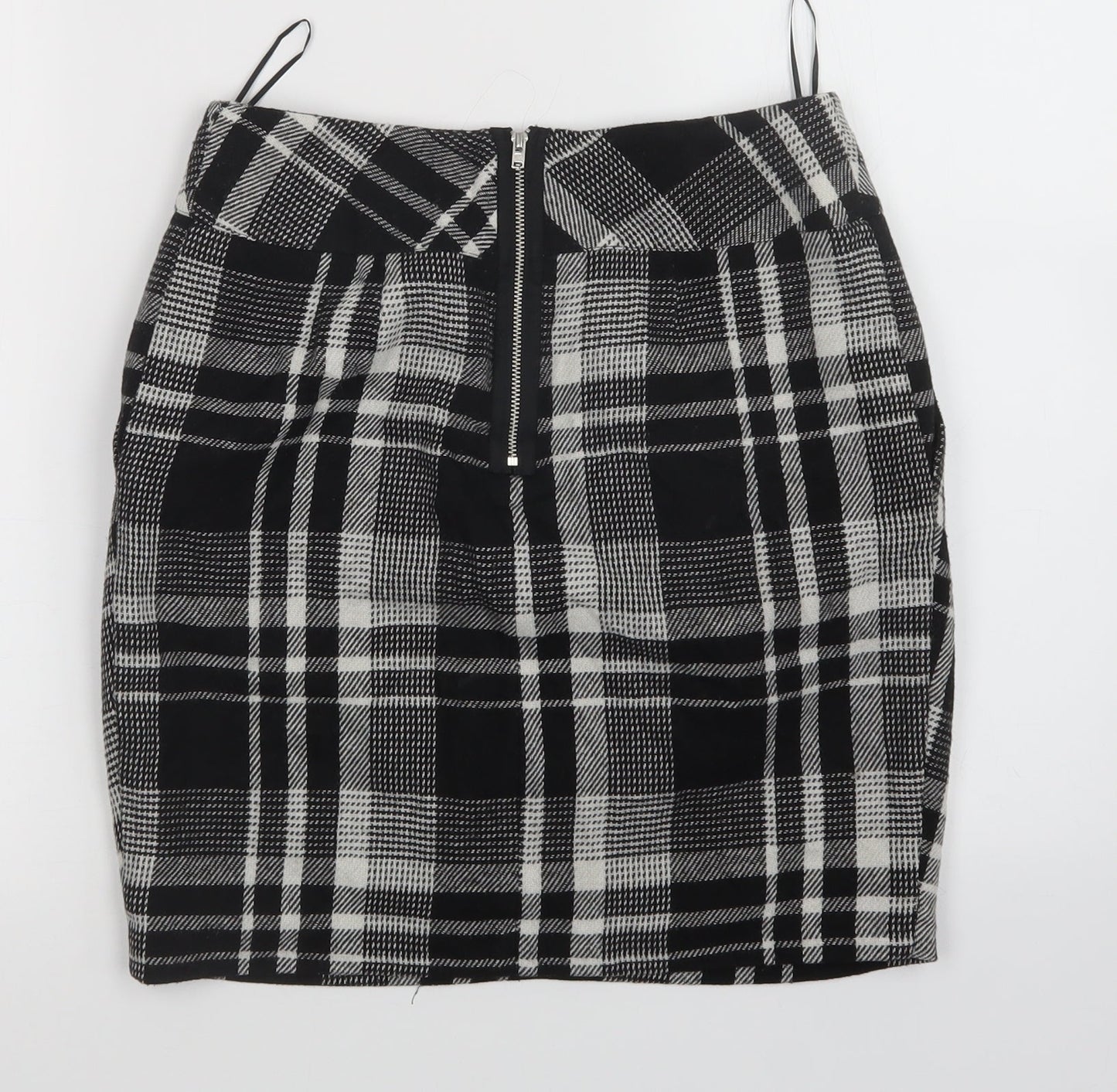 Oasis Womens Multicoloured Plaid  Mini Skirt Size 8