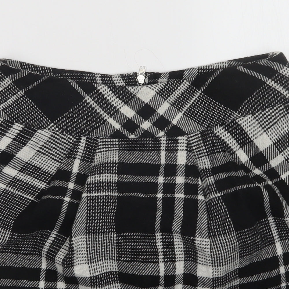 Oasis Womens Multicoloured Plaid  Mini Skirt Size 8
