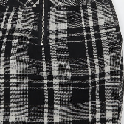 Oasis Womens Multicoloured Plaid  Mini Skirt Size 8