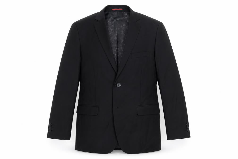 Mens UK Size L Preworn Regular Black Suit Jacket