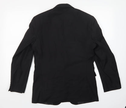 Mens UK Size L Preworn Regular Black Suit Jacket