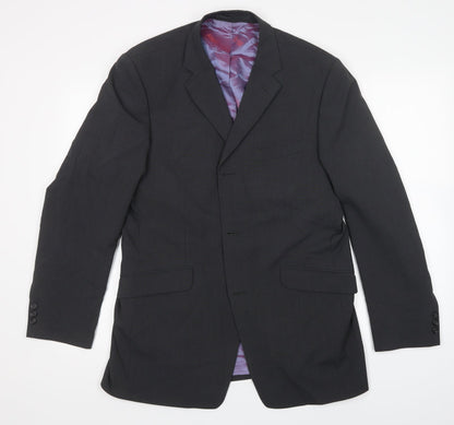 Mens UK Size  stvdio Regular Black Suit Jacket