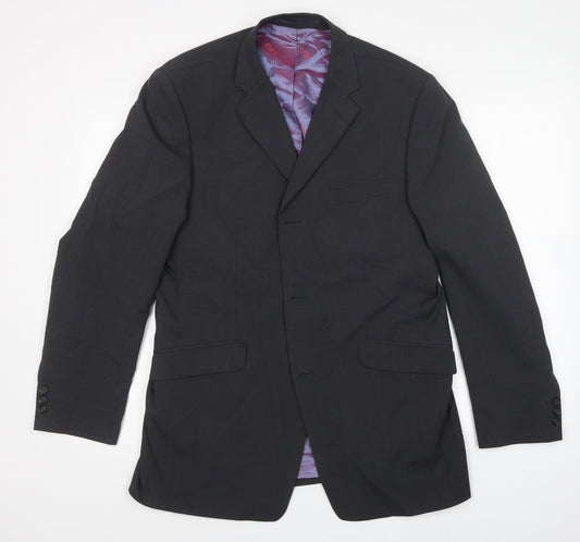 Mens UK Size  stvdio Regular Black Suit Jacket