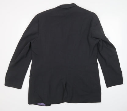 Mens UK Size  stvdio Regular Black Suit Jacket