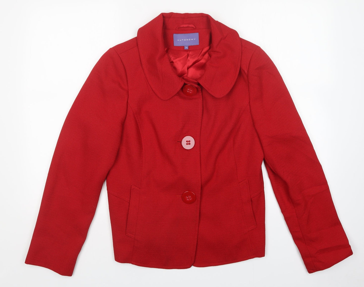 Autonomy Womens Red   Jacket  Size 14