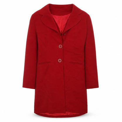 Womens UK Size 16 Gina Red Overcoat