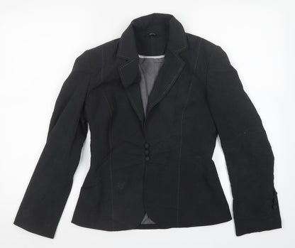 M&S Womens Grey   Jacket Blazer Size 8