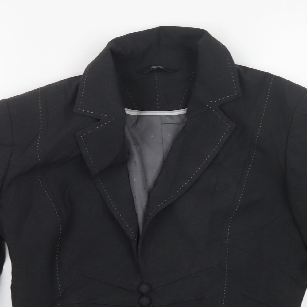 M&S Womens Grey   Jacket Blazer Size 8