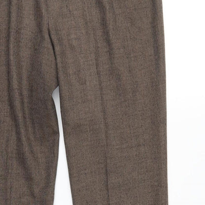 Womens UK Size 14 Marks and Spencer Regular Fit  Brown Trousers