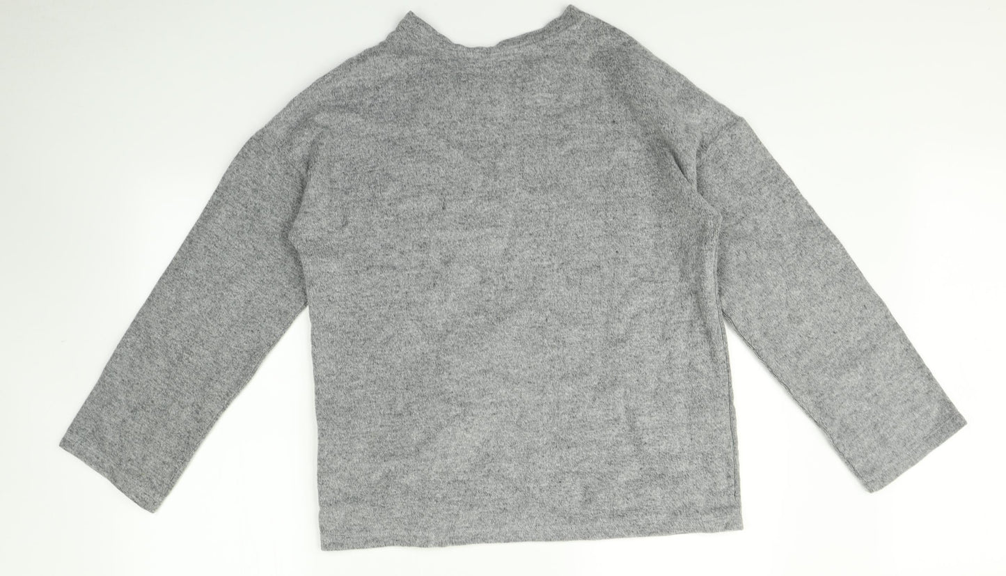 Womens UK Size M Zara Grey Pullover Jumper