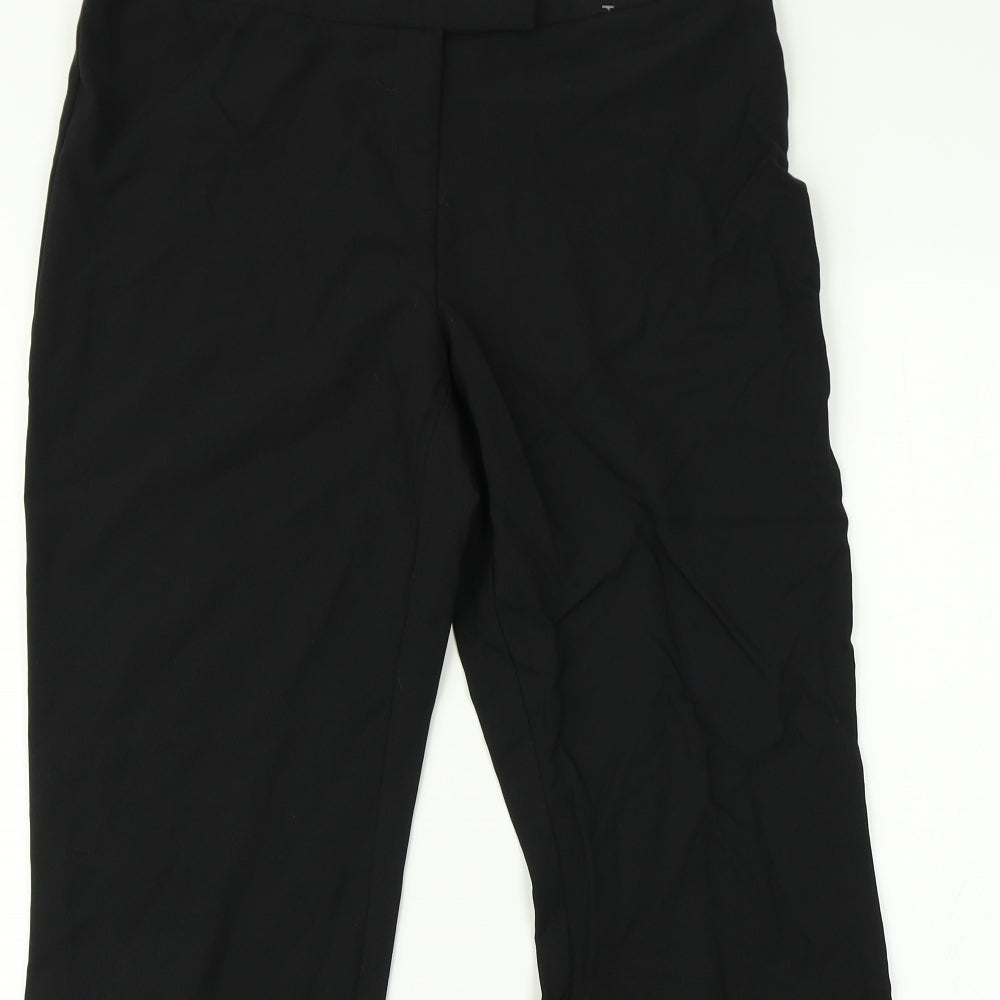 George Womens Black   Trousers  Size 12 L28 in