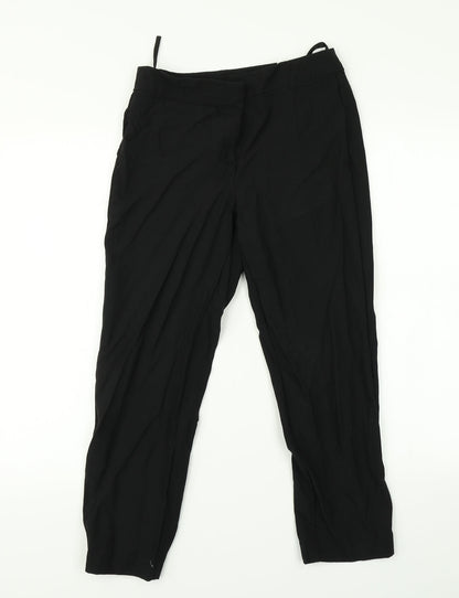 Womens UK Size 6 F&F Regular Fit  Black Trousers