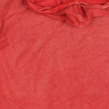 Papaya Womens Red   Pullover Hoodie Size M