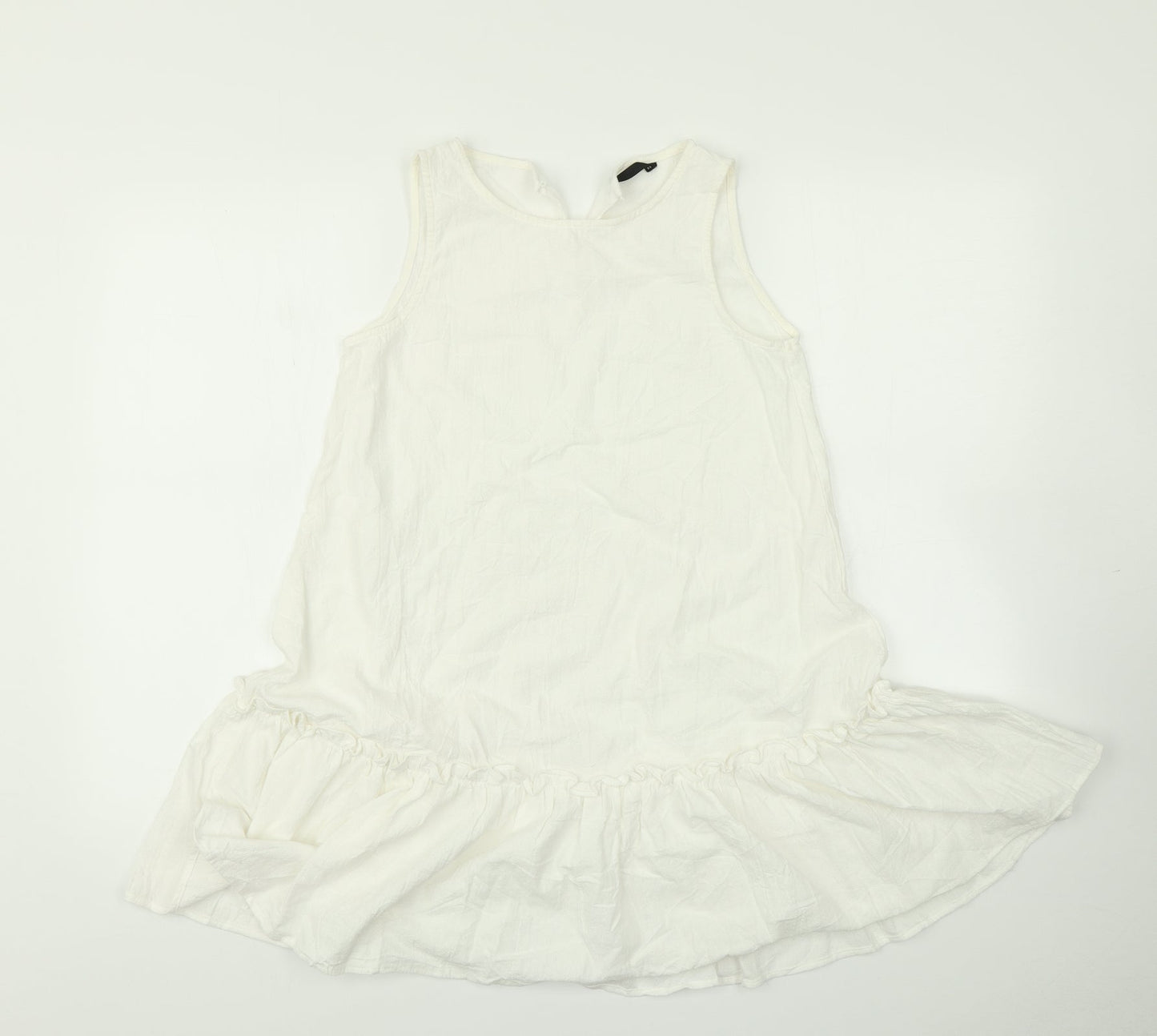 SheIn Womens White   Skater Dress  Size XS