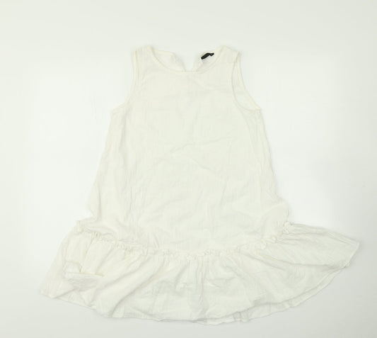 SheIn Womens White   Skater Dress  Size XS